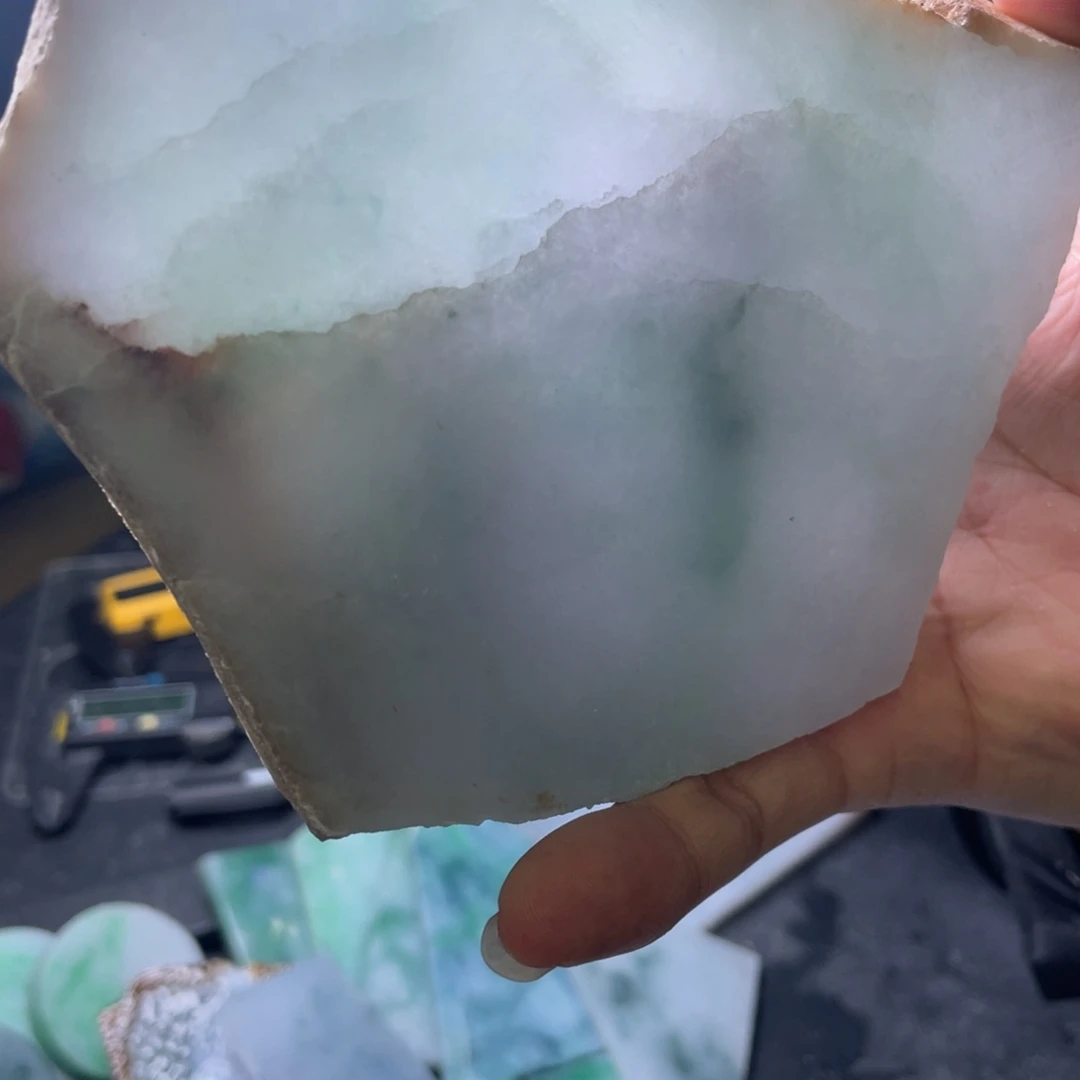 未镶嵌定制翡翠云*端包工