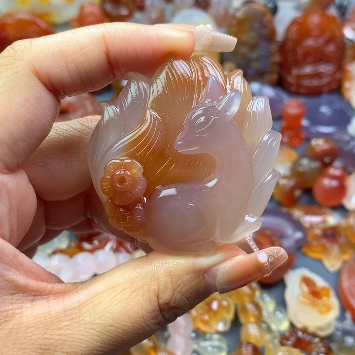 玛瑙/玉髓颈饰未镶嵌秋****浅