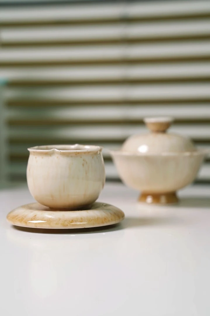 素源——蜜糖单色釉花苞杯 陶瓷茶器