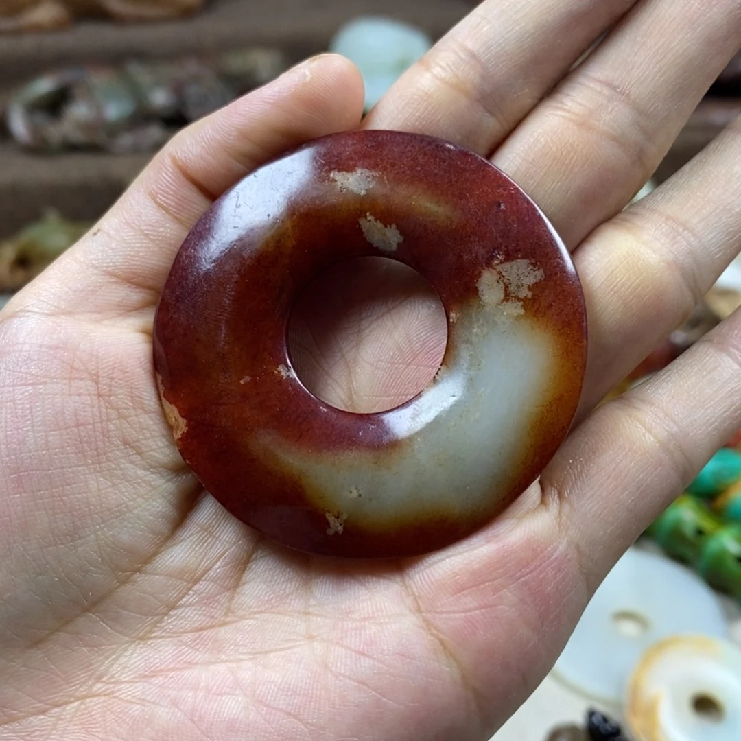 和田玉未镶嵌挂件忘****3