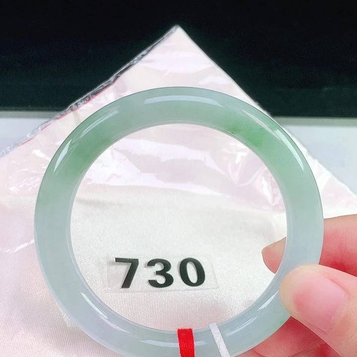 翡翠未镶嵌手镯56.6