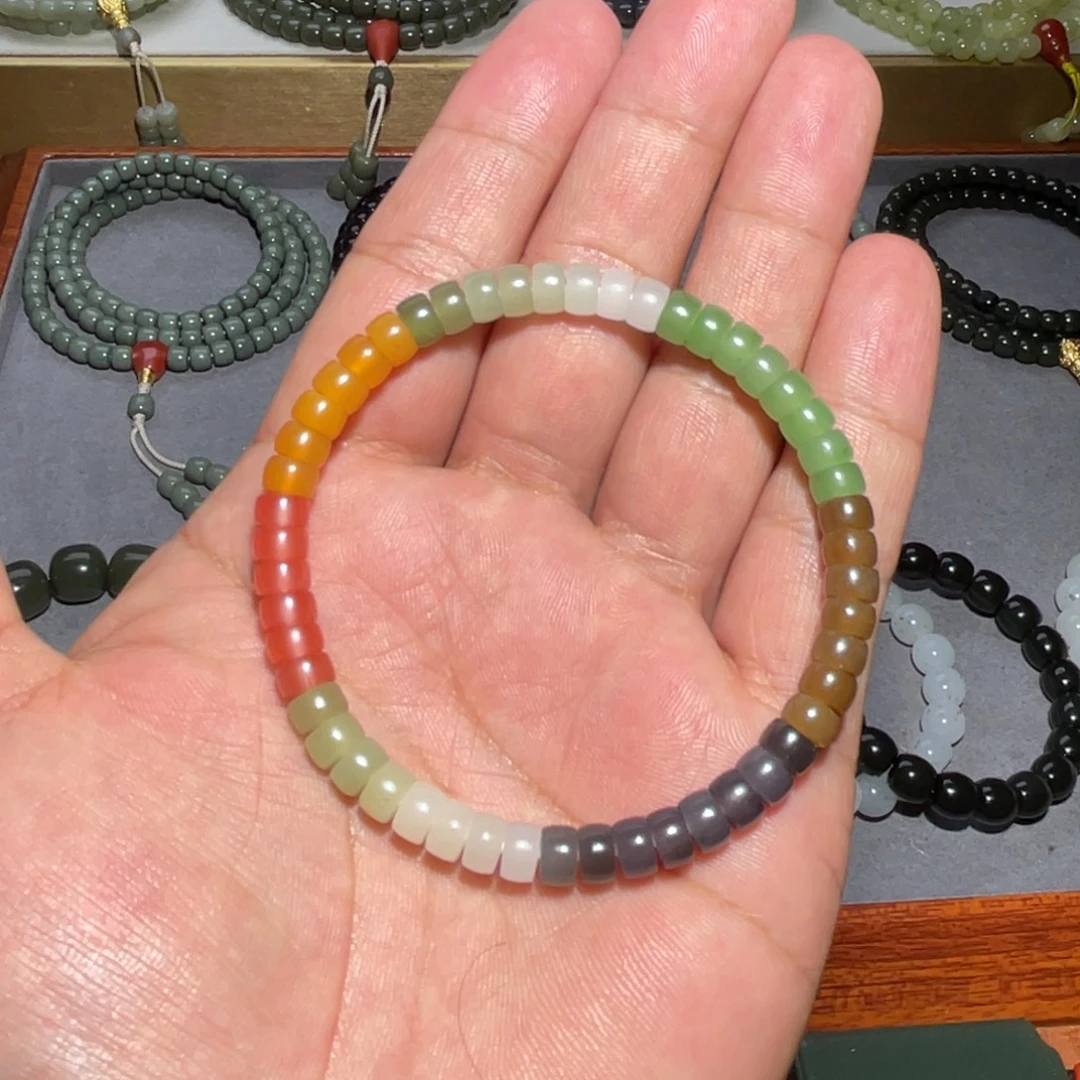 和田玉未镶嵌手链