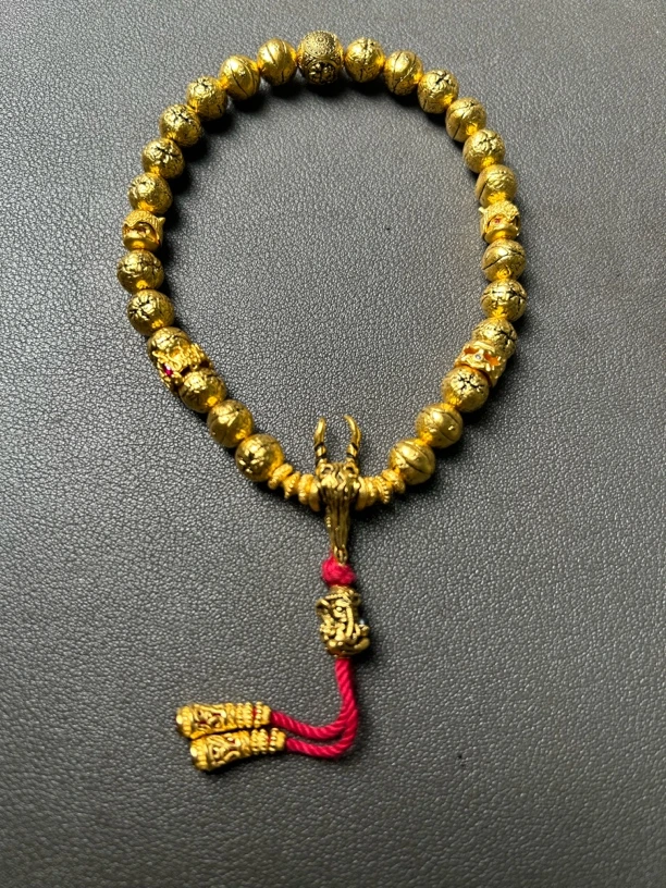 足金 卡8凤眼小手持 克重67.91g 古法工艺