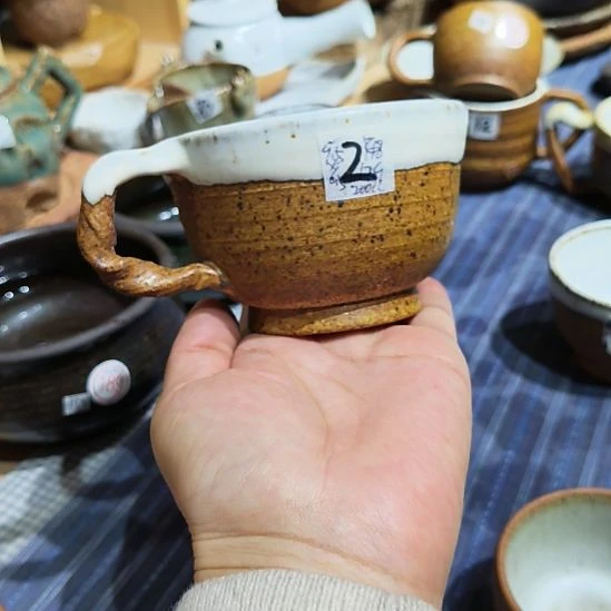 瓷孝木窑手工制作咖啡杯