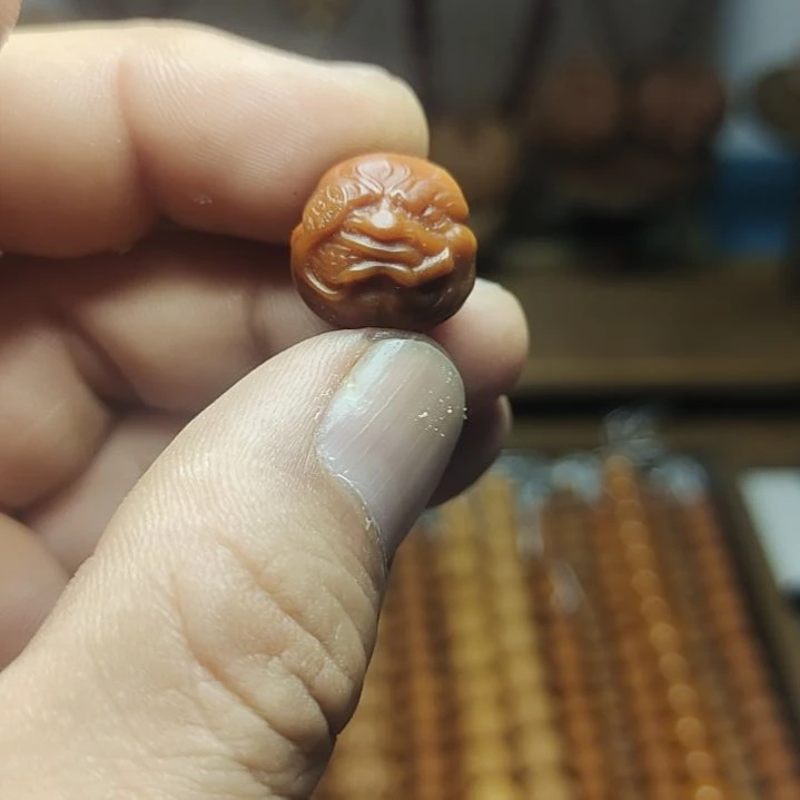 猴头核桃吊坠猴头原籽原皮