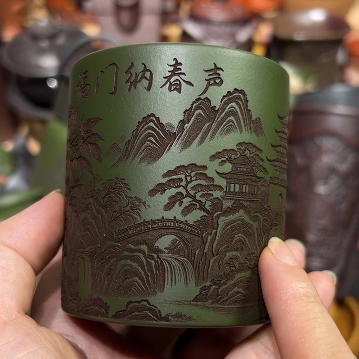 茶杯紫砂宜兴紫砂主人杯