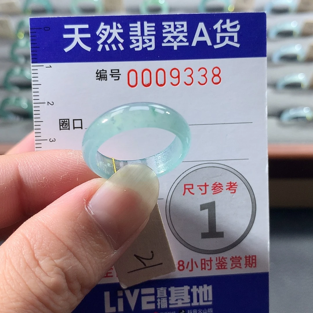 翡翠未镶嵌戒指21号