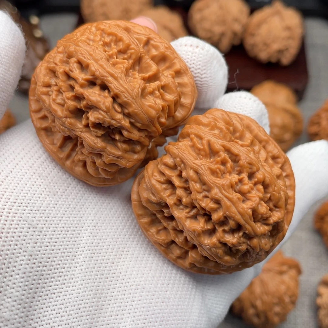 文玩核桃把件42平谷大粗筋