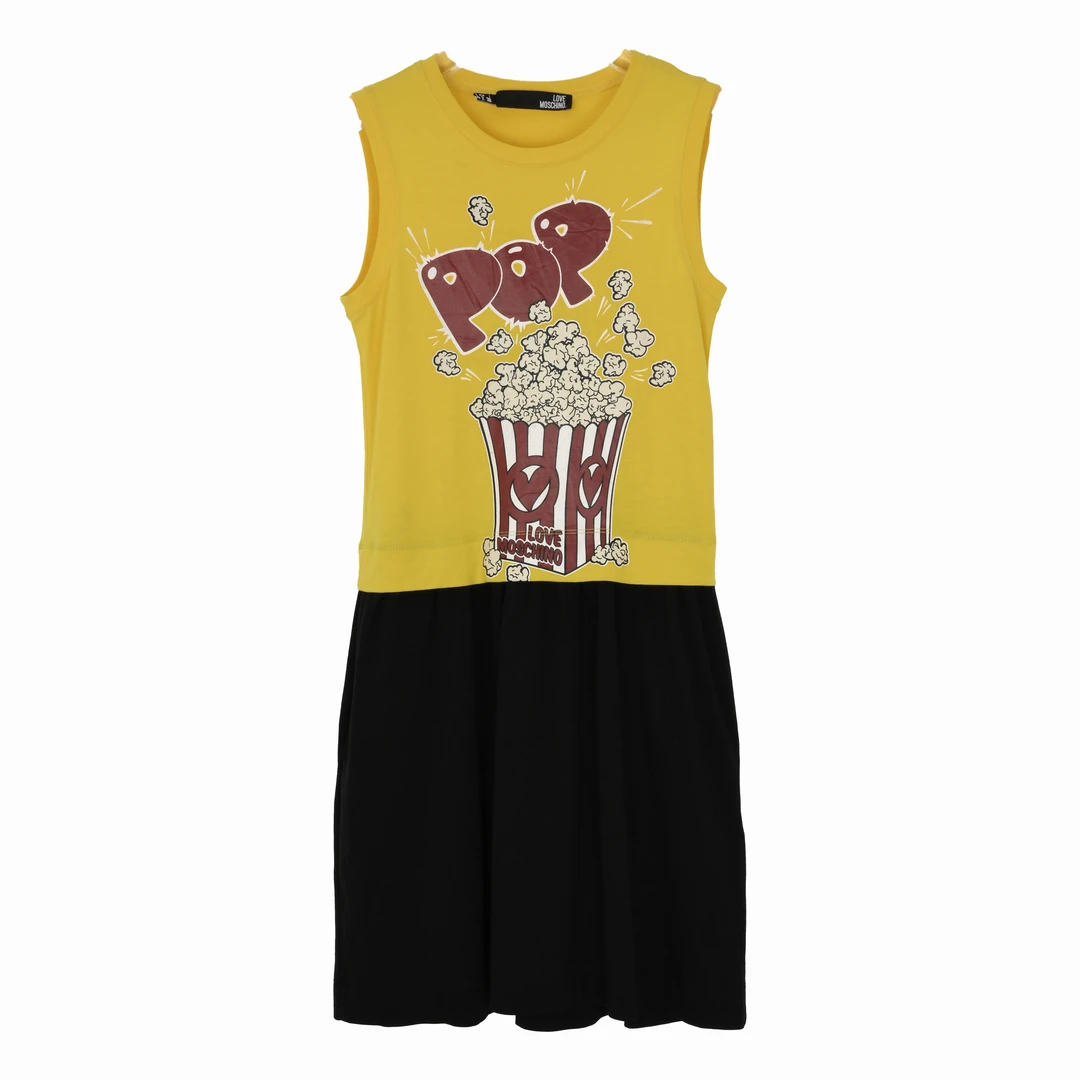 Moschino/莫斯奇诺女式卡通休闲风无袖连衣裙 W594301M365317P