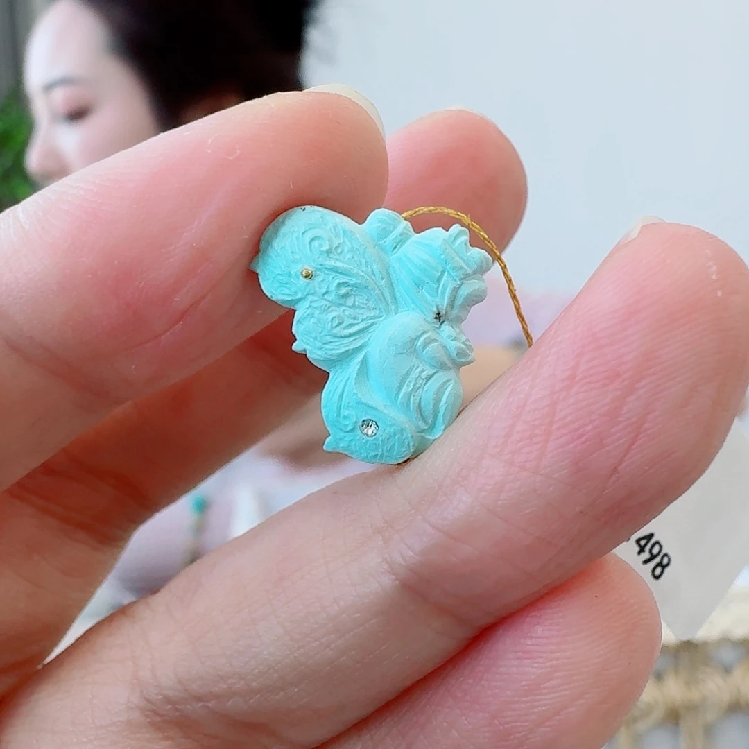 未镶嵌绿松石珠宝奇石