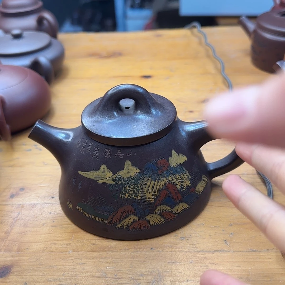 紫砂茶壶民间手艺人全手工制作