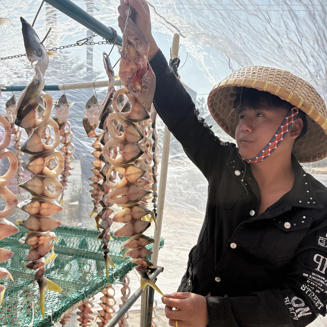 二冰弟媳自家淡晒湛江金鲳鱼顺丰包邮