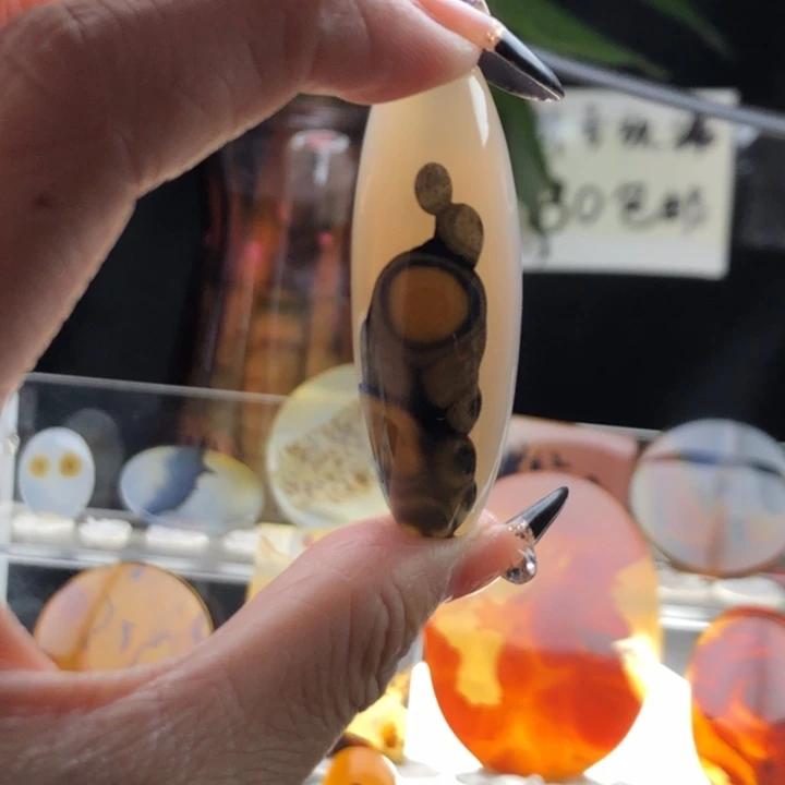 玛瑙/玉髓颈饰未镶嵌171