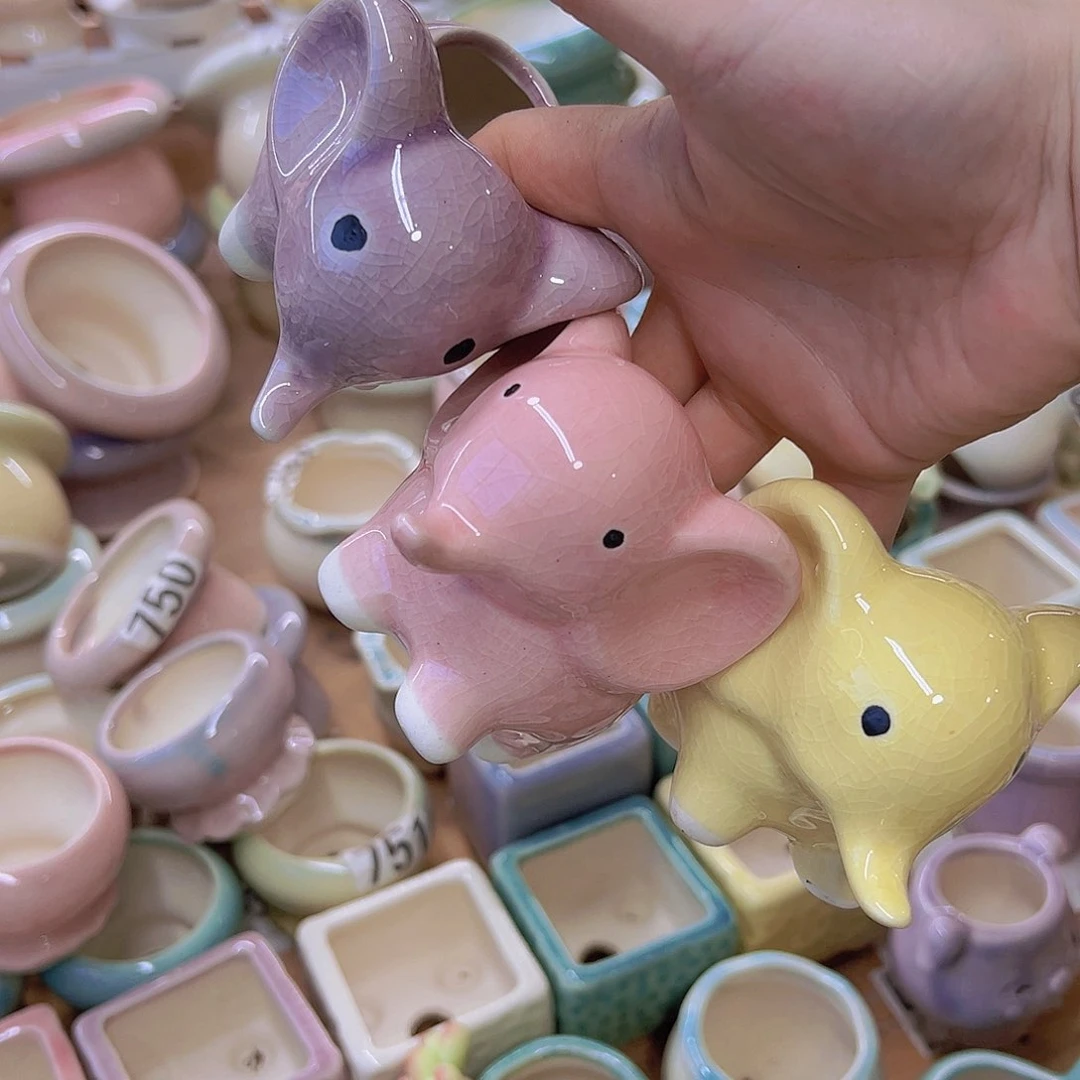 陶瓷花盆单场满12包邮