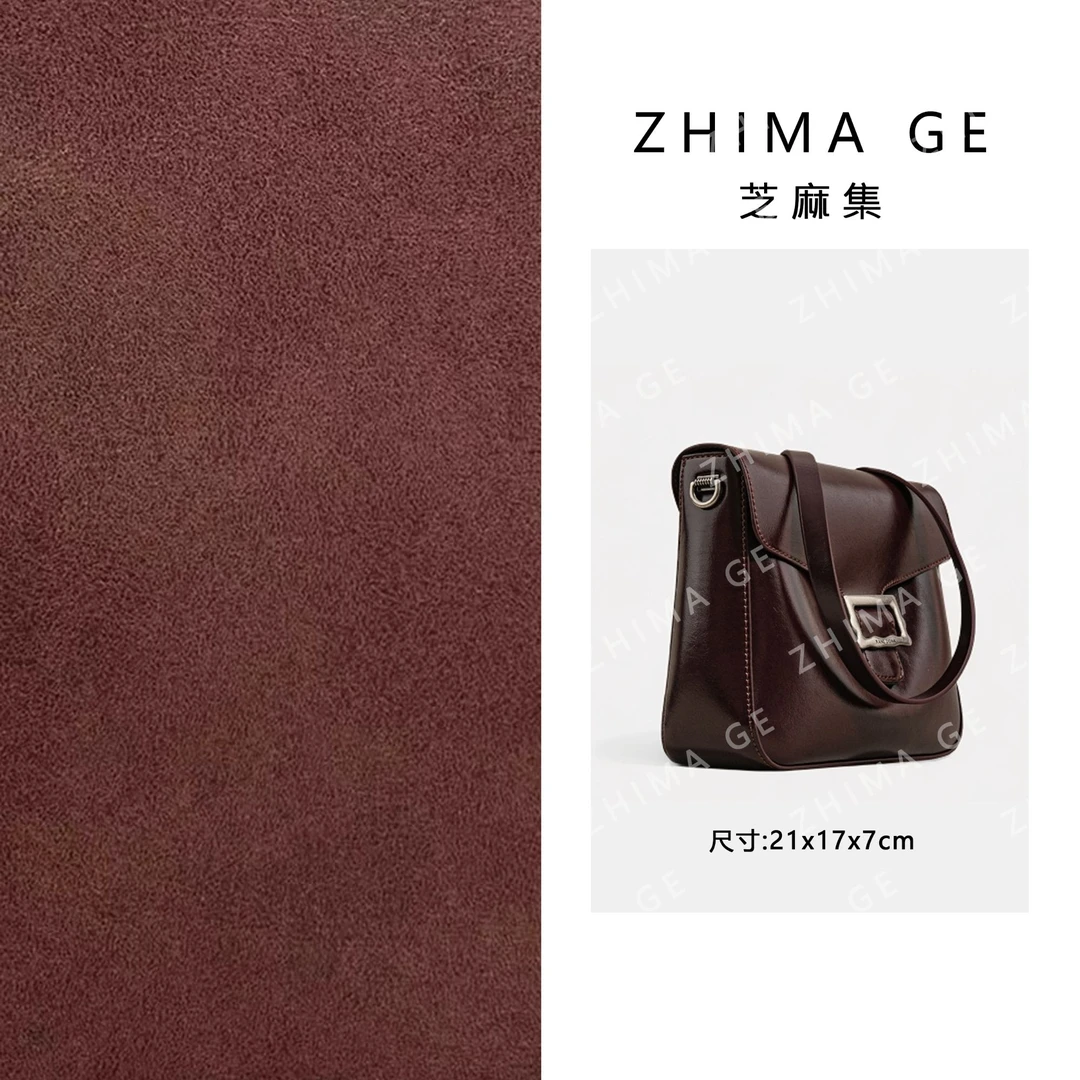 【芝麻集】SK-92329-暗夜梅子RAIN.CUN.简约腋下时尚斜跨轻奢女包