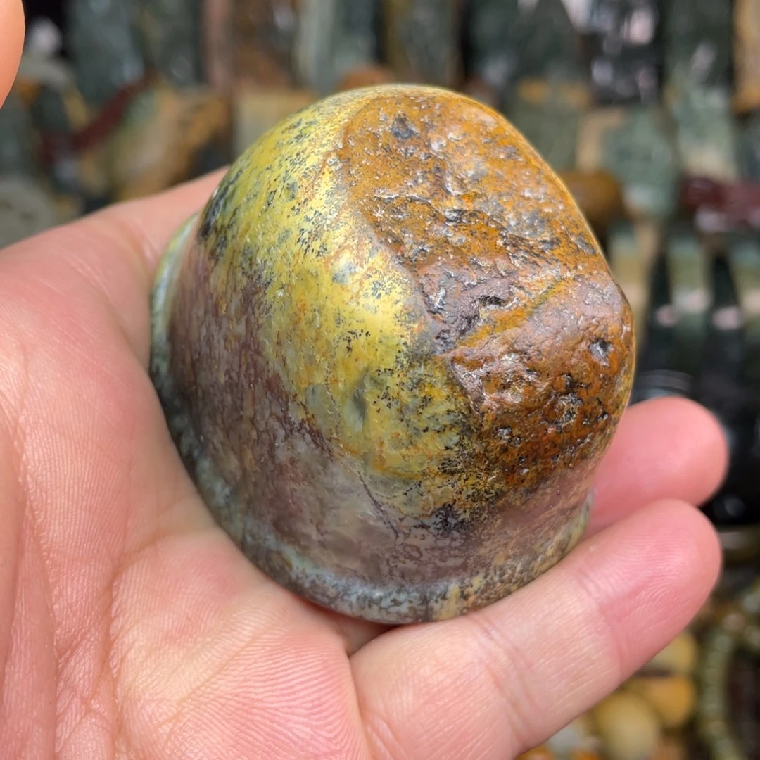 岫岩河磨玉（透闪石质玉）未镶嵌颈饰