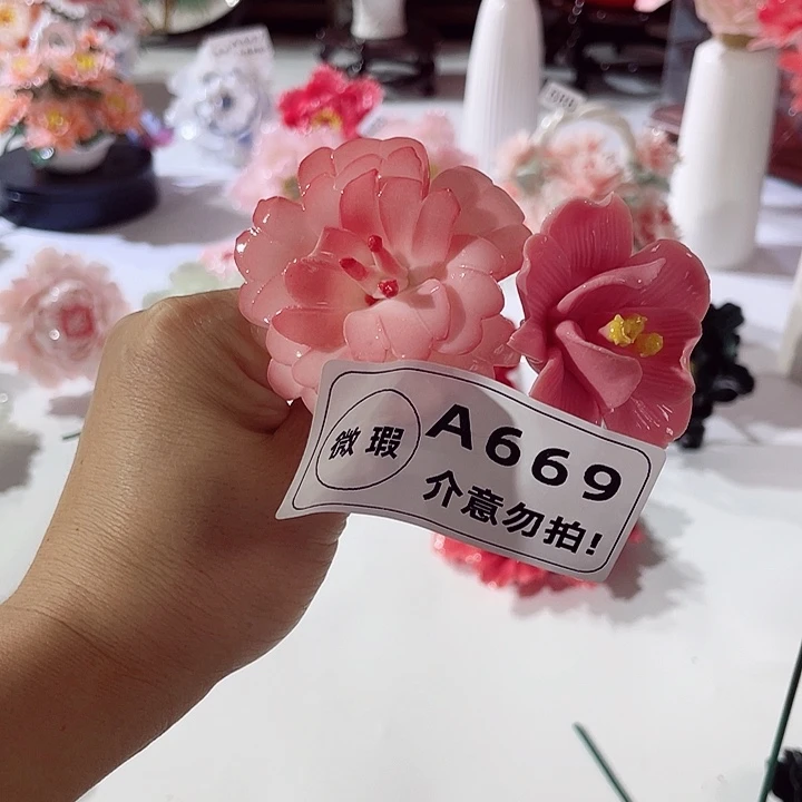 瓷片德化工厂陶瓷手工捏花