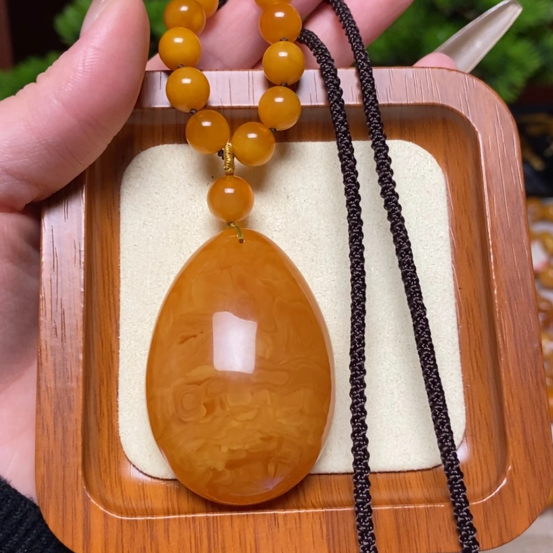 【闪购商品】蜜蜡颈饰未镶嵌项链