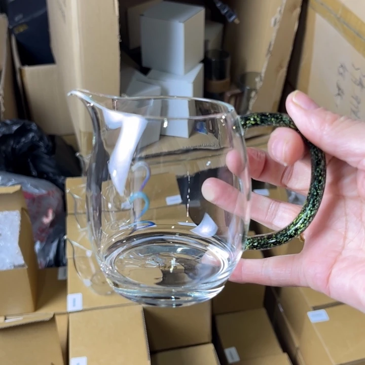 玻璃手工艺品橙然黑金