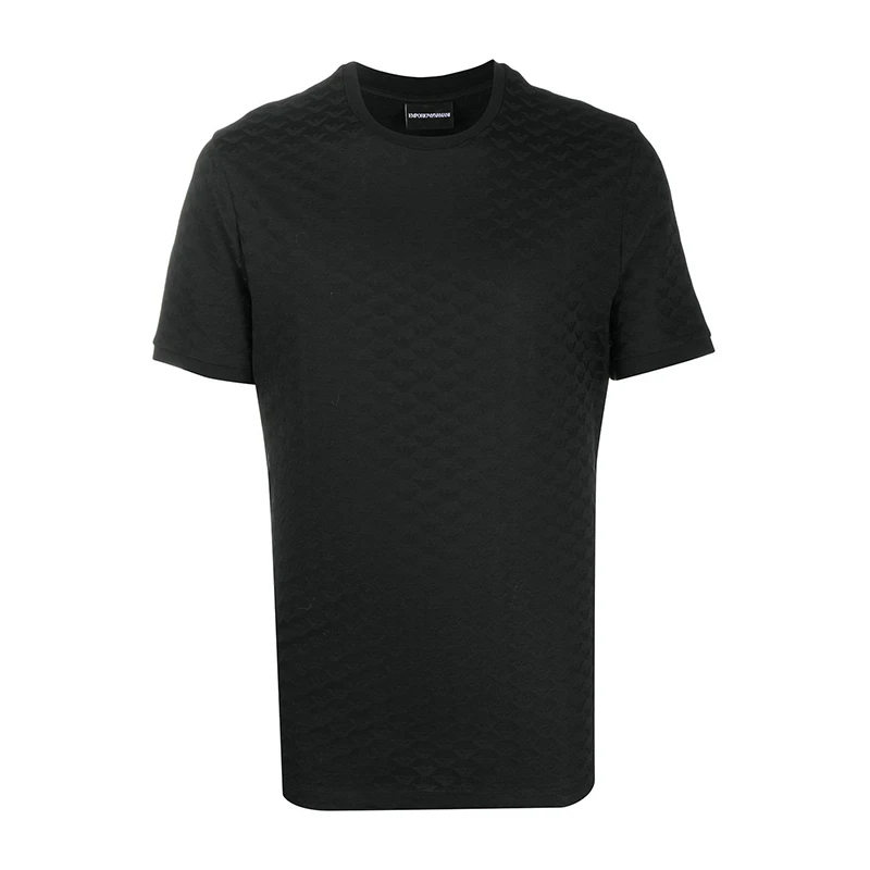 未使用 EMPORIO ARMANI/安普里奥·阿玛尼 男士圆领短袖T恤黑色