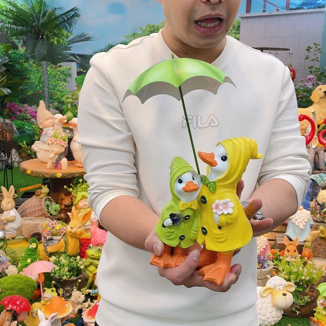 红陶花园庭院摆件