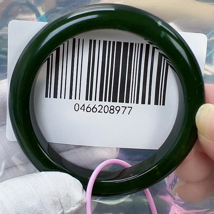 梅***酱和田玉未镶嵌手镯包容59.6