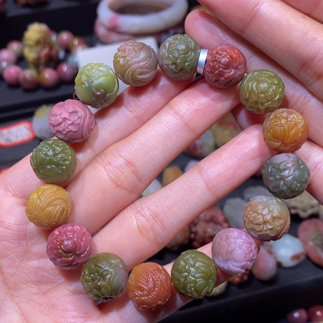 【闪购商品】未镶嵌手链玛瑙/玉髓一****晶盐源玛瑙