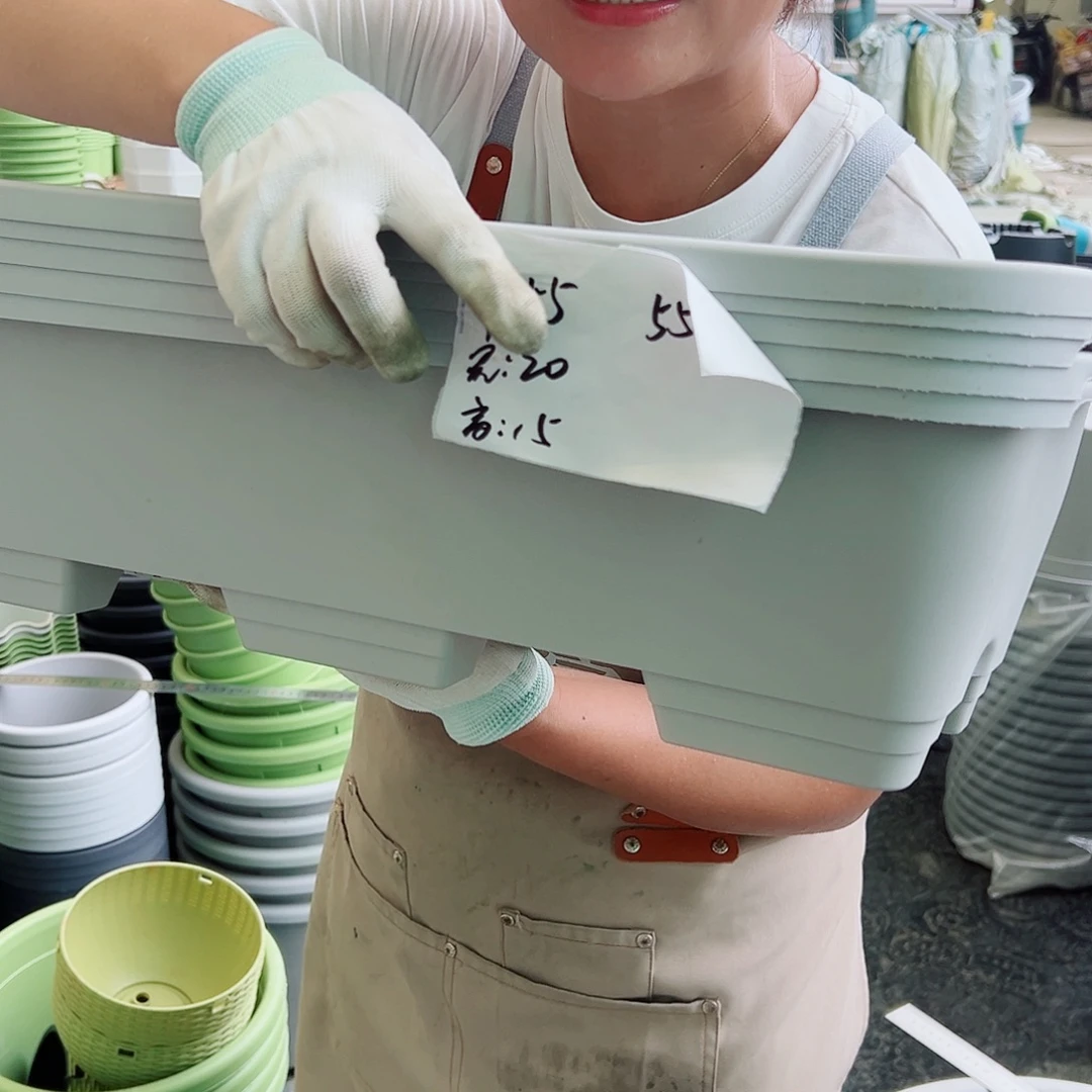 菜盆长55#灰白色5个无托