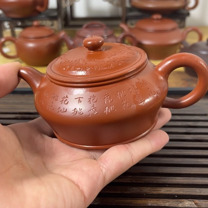 紫砂茶壶原矿紫砂半手工制作