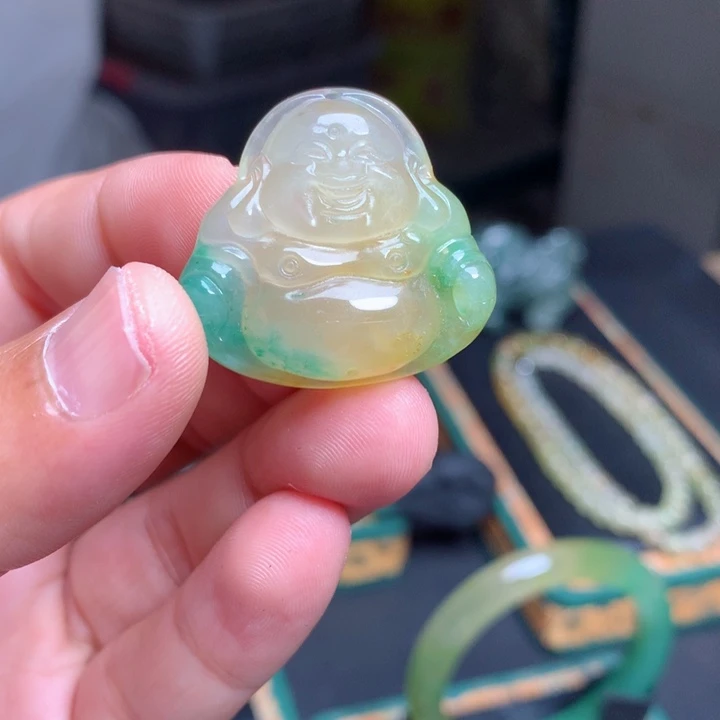 石英质玉未镶嵌吊坠(不含链)