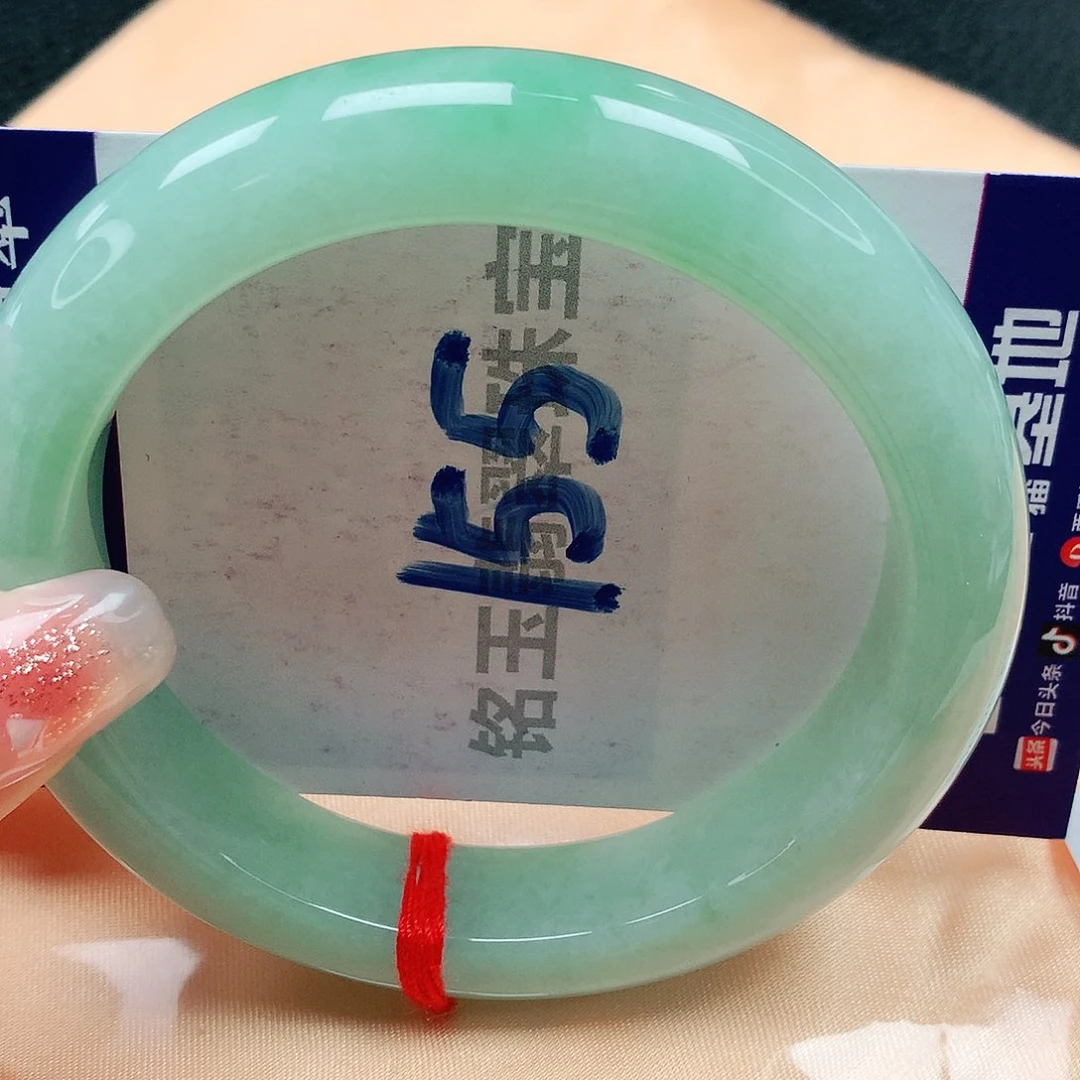 翡翠手镯未镶嵌缅甸天然a货翡翠56