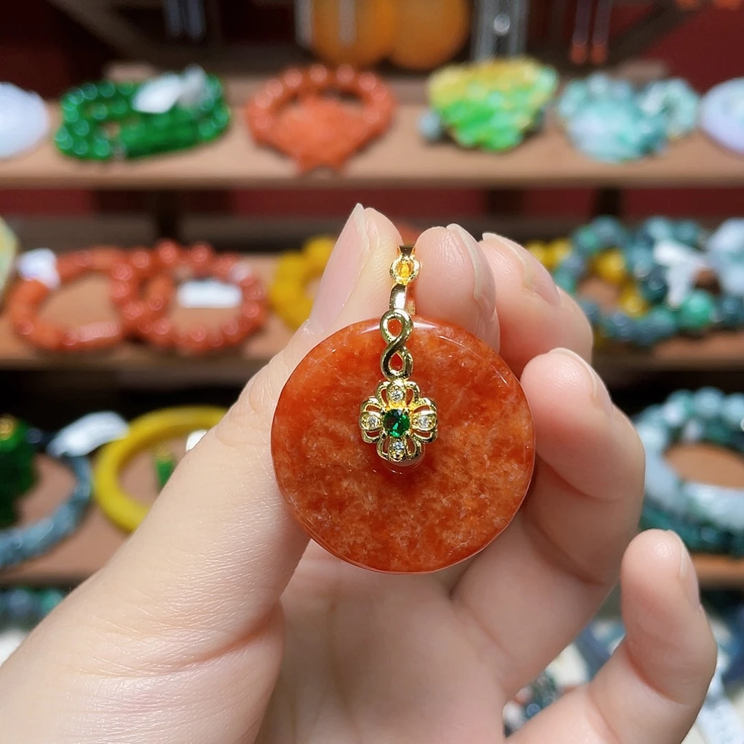 翡翠未镶嵌颈饰饰品