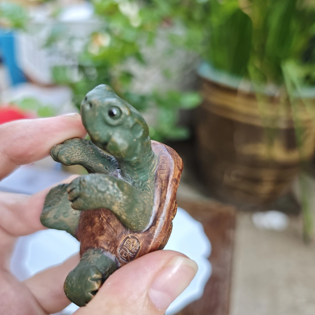 福利紫砂仿真乌龟可以做杯挂