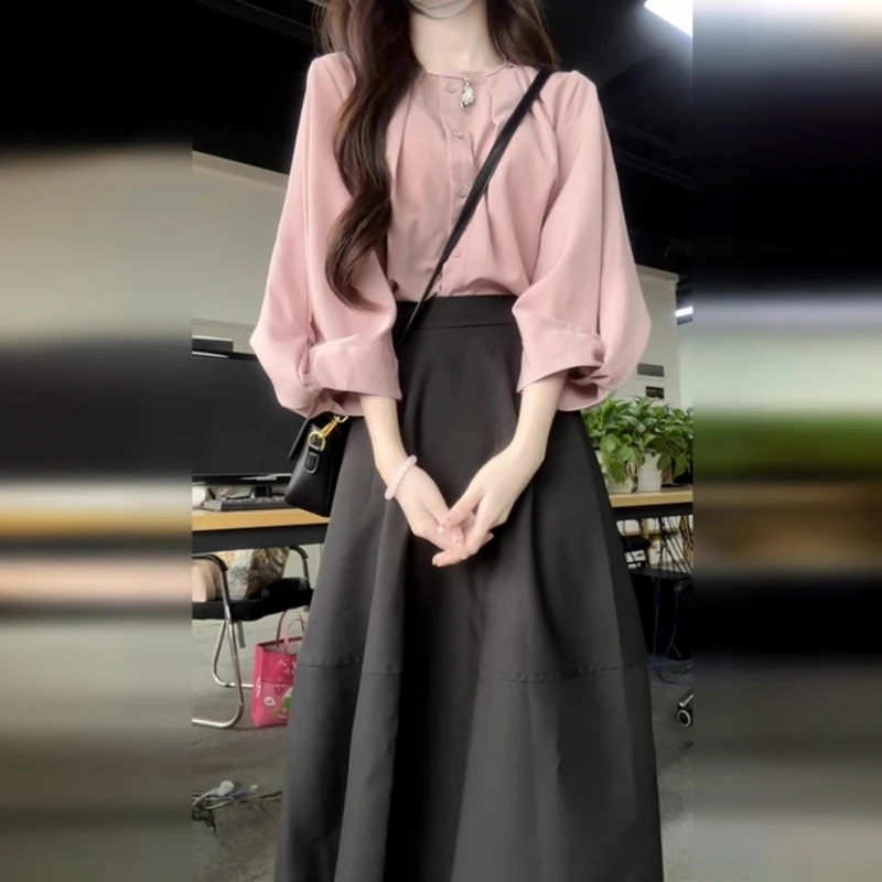 锡特帕第春秋夏季新款女士时尚套装裙穿搭一整套高级感衬衫两件套