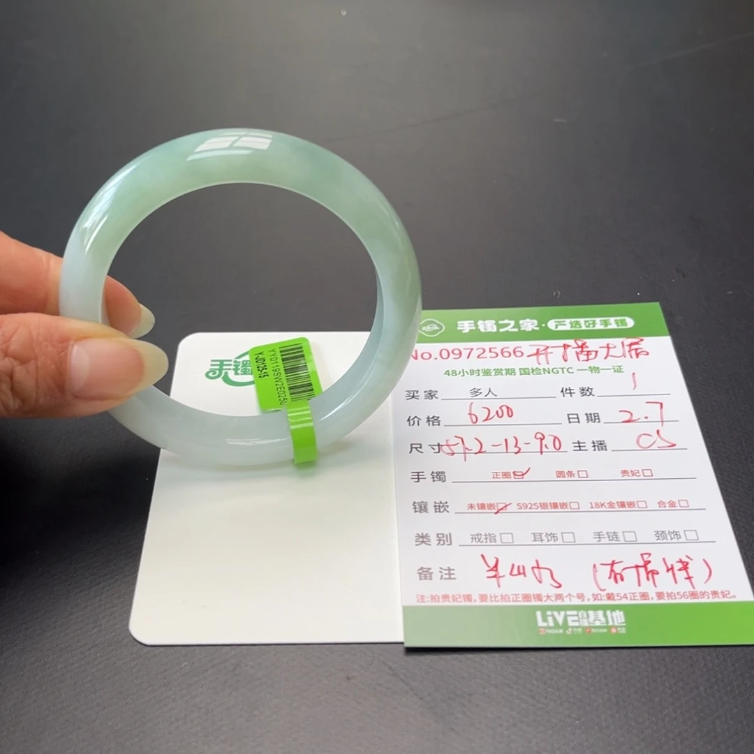 翡翠手镯未镶嵌多人