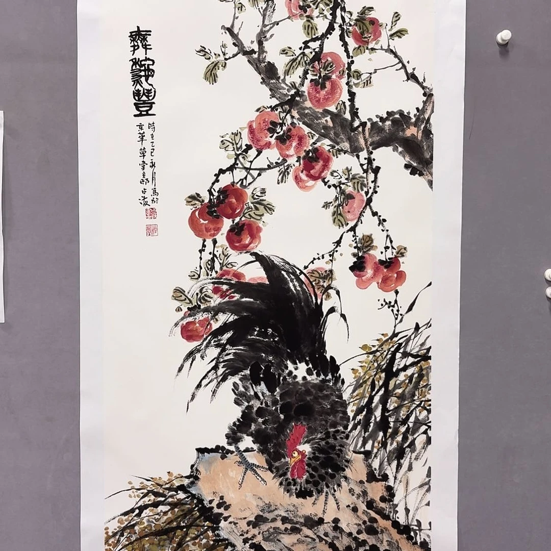国画亲笔手绘放心去藏