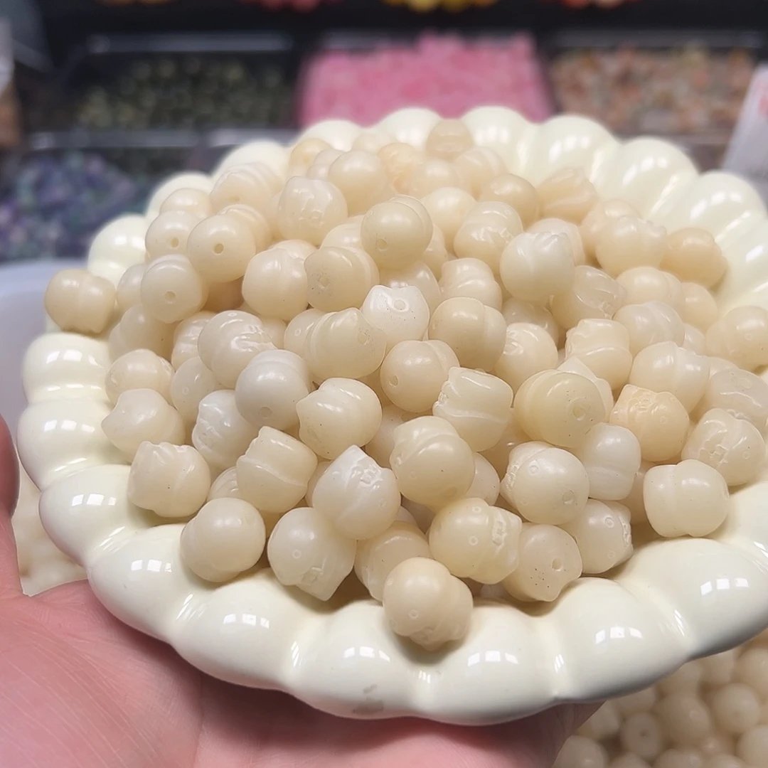 菩提根/象牙果手串50颗有黑点丁丁