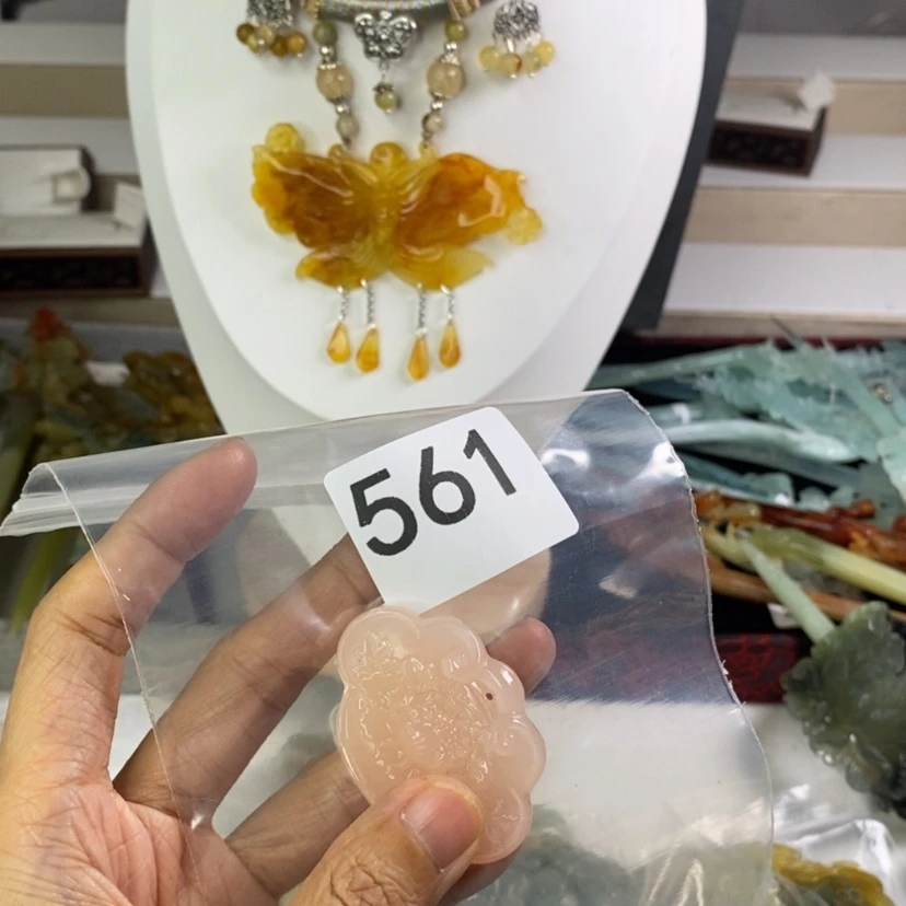 【闪购商品】岫玉发饰合金魈****！