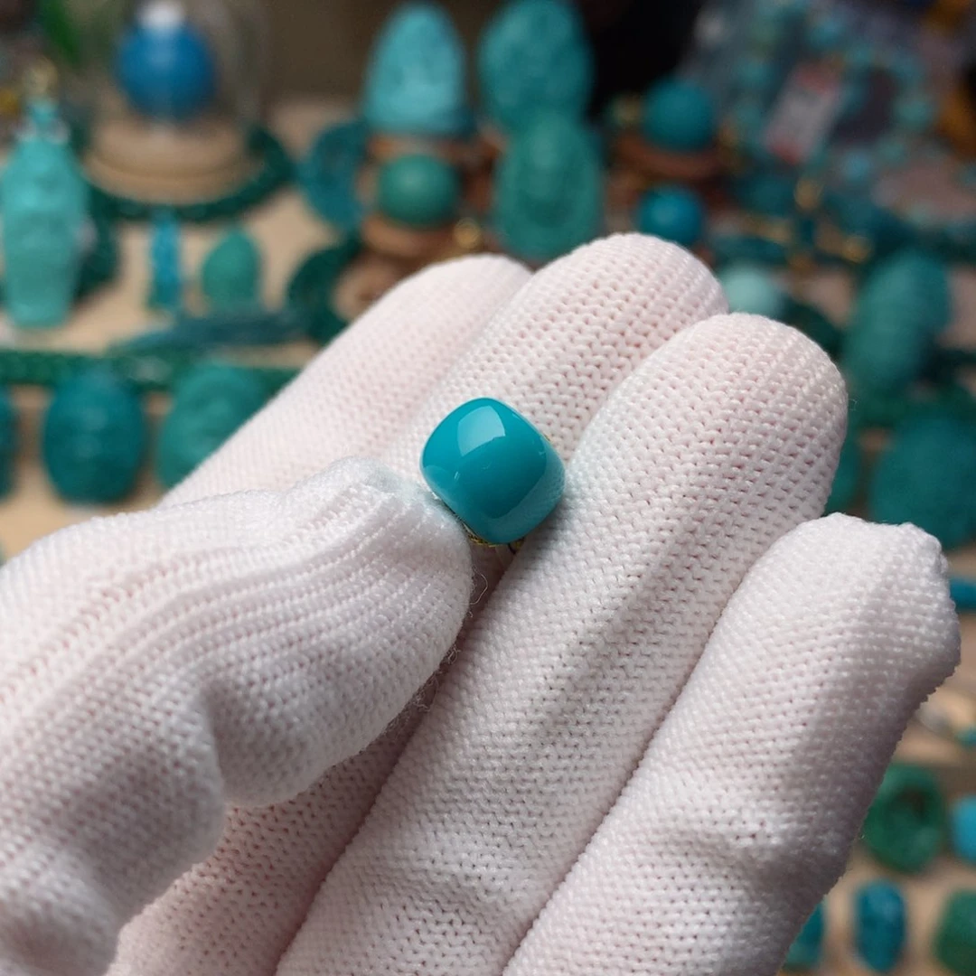 未镶嵌绿松石珠宝奇石爱****羊