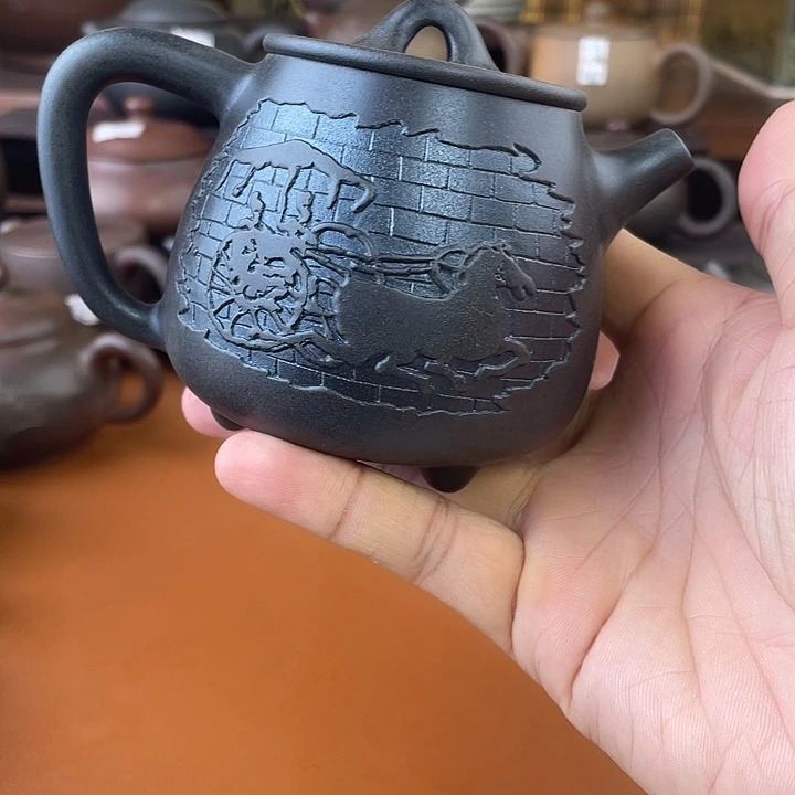 小微瑕高石瓢壶200毫升左右