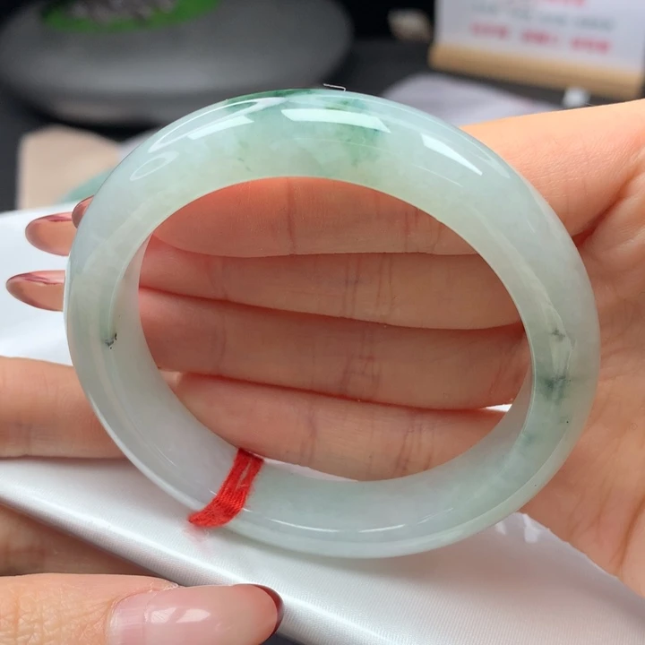 翡翠手镯未镶嵌57正圈