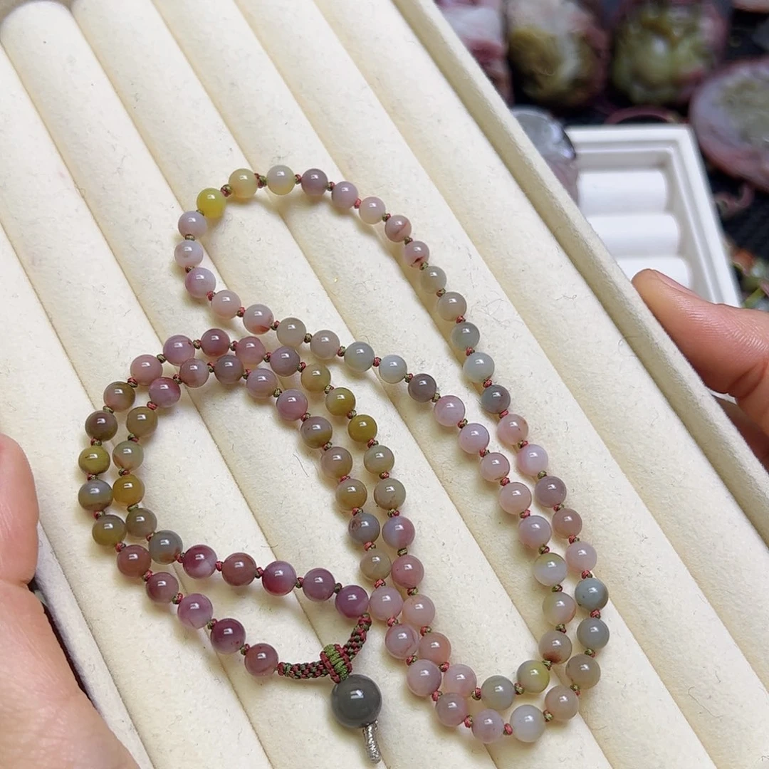 玛瑙/玉髓未镶嵌定制手串