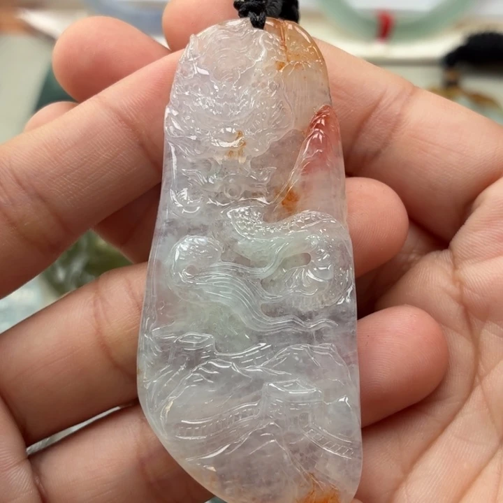 翡翠未镶嵌颈饰天然翡翠a货