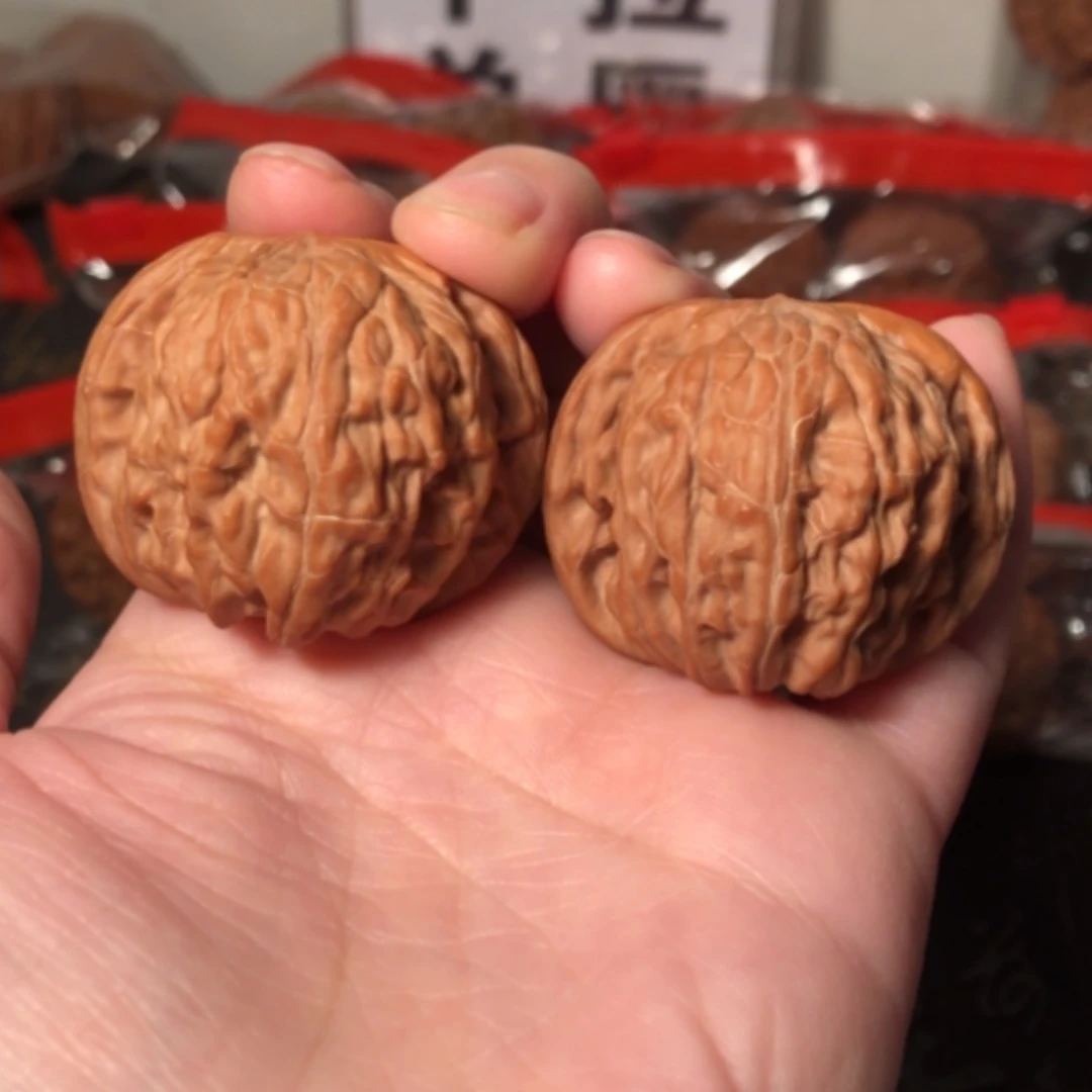 【闪购商品】文玩核桃把件磨盘41