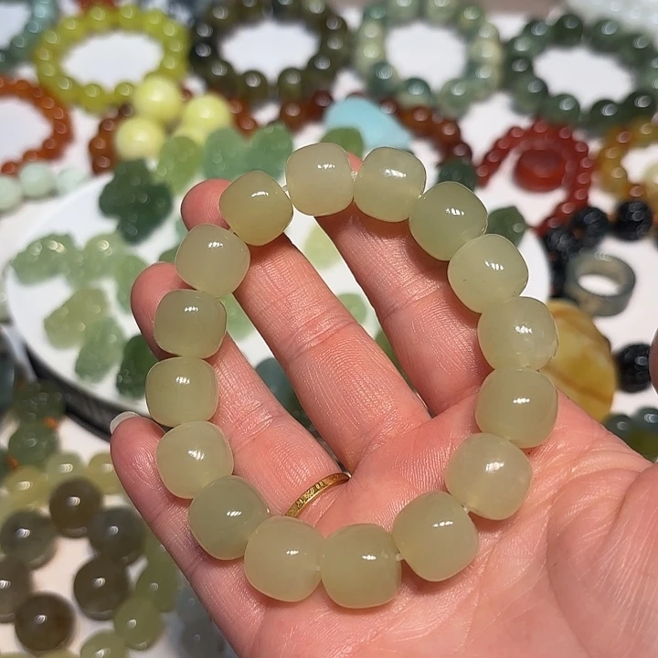 蛇纹石玉未镶嵌手串