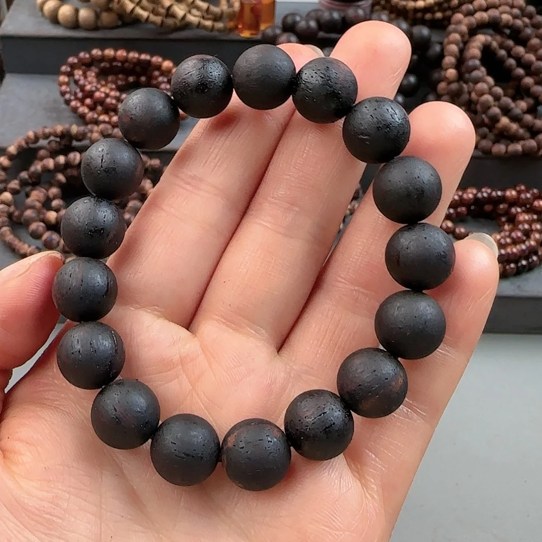 降真香手串/手链1.2紫棋高油高密上品香