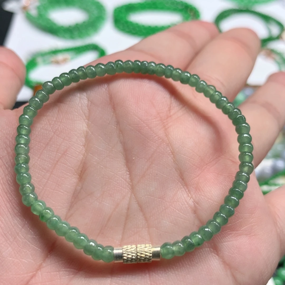 未镶嵌手链翡翠翡翠