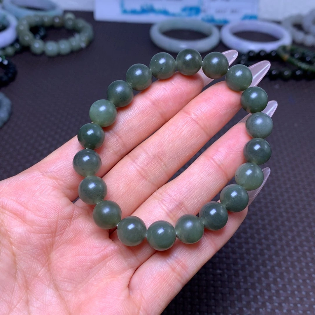 未镶嵌手串和田玉卡10