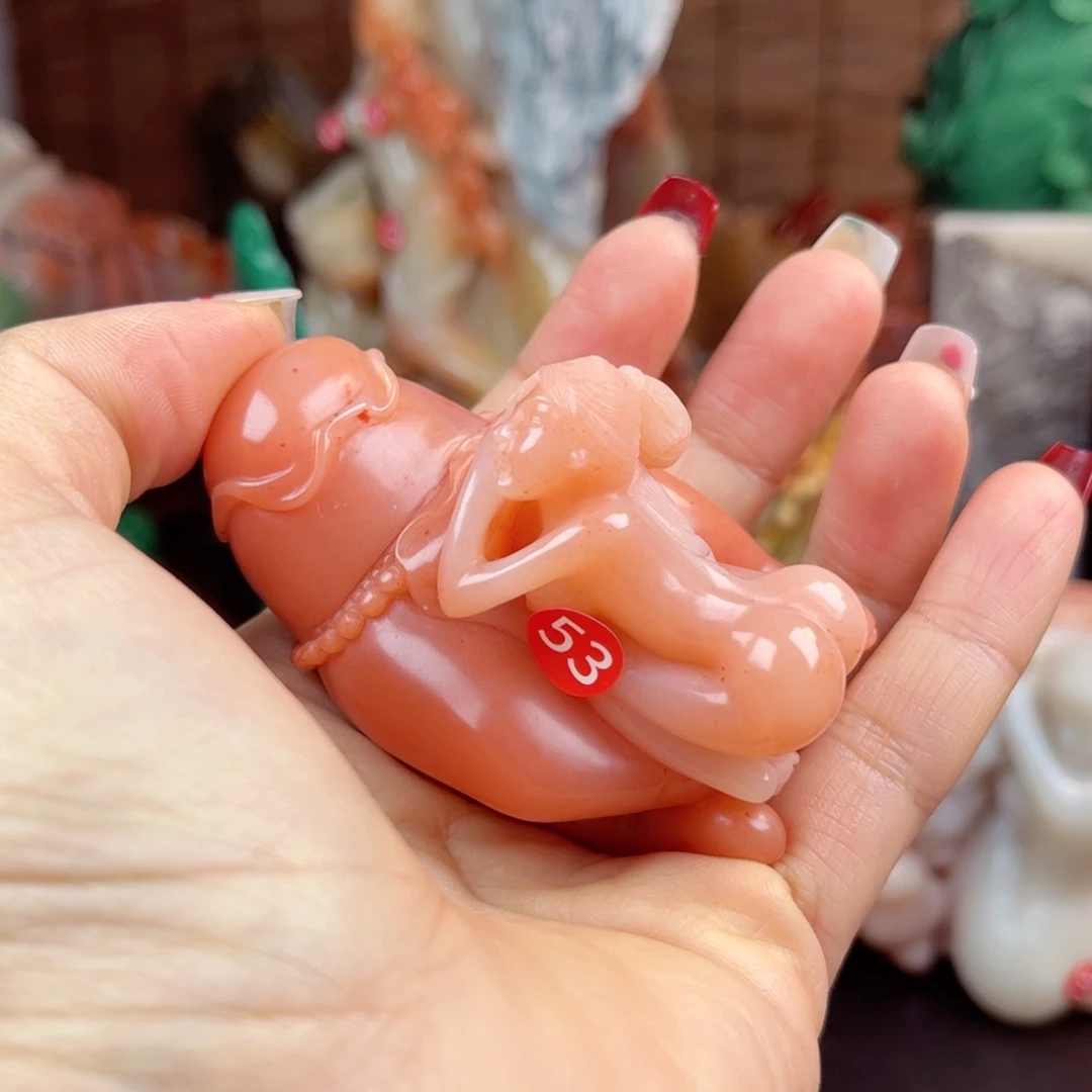 寿山石随**安手把件