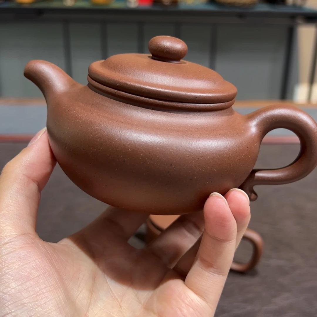 用***前宜兴紫砂壶泡茶喝